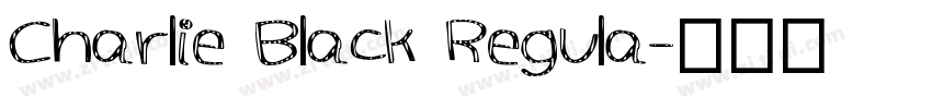 Charlie Black Regula字体转换
